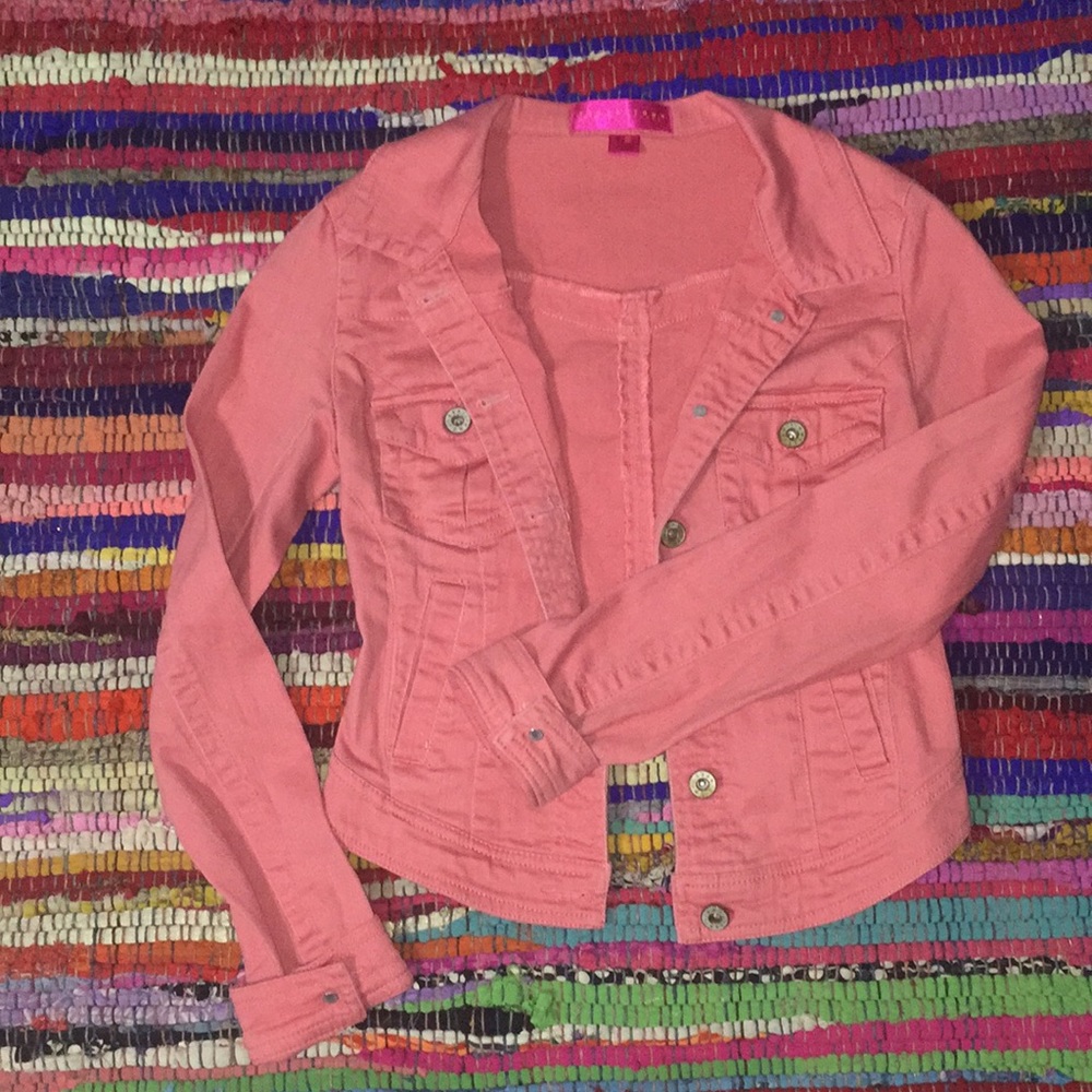 Pink Denim Jacket